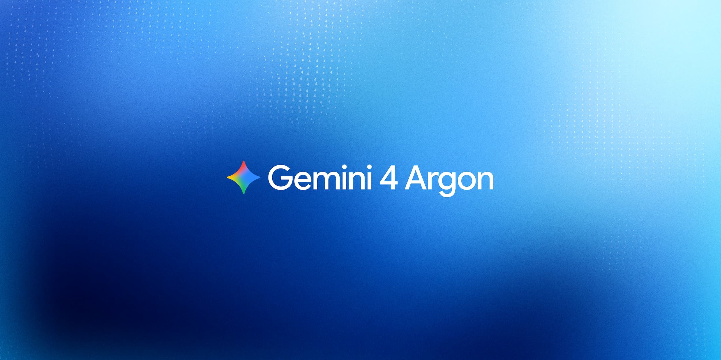 9to5Google 報導封面圖：深藍底色搭配發光的 Gemini 4 Argon 標誌