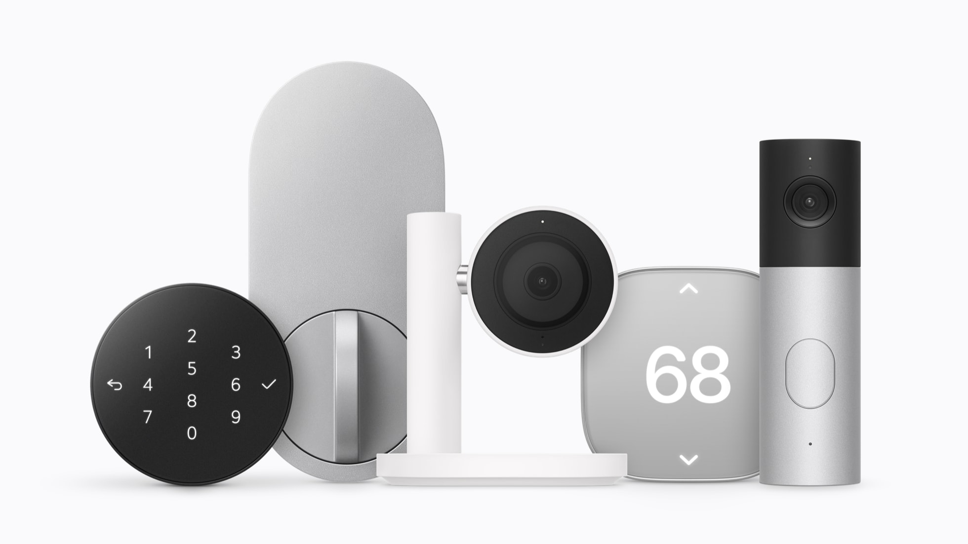 Apple Home Collection 全系列智慧家庭配件：LG 室內外攝影機、視訊門鈴與 Schneider 智慧門鎖、恆溫器
