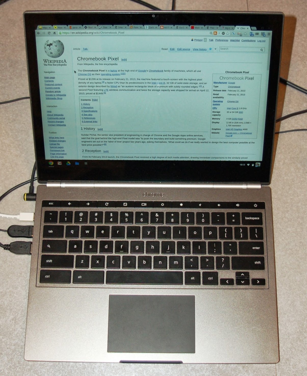 真實拍攝之 Google Chromebook Pixel 旗艦筆電