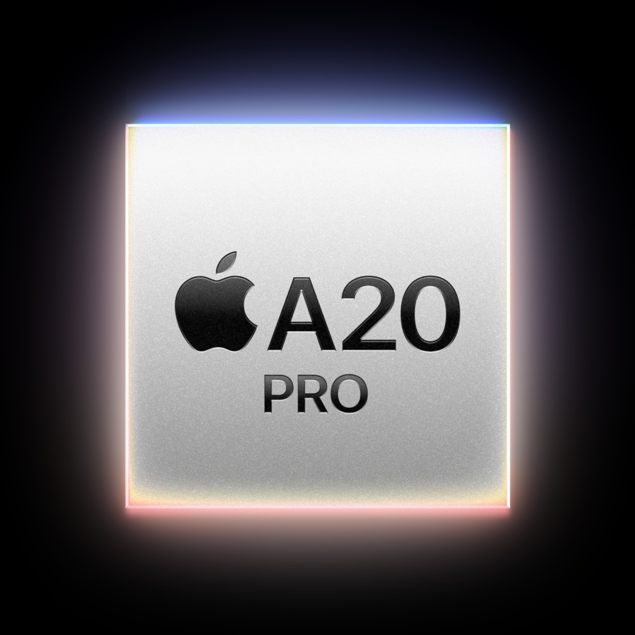A20 Pro 晶片官方產品照片，展示晶片封裝與電路